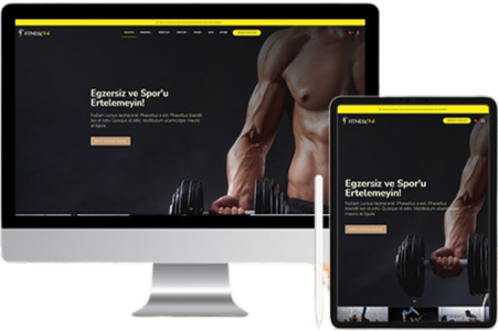 Fitness & Spor Salonu Sitesi