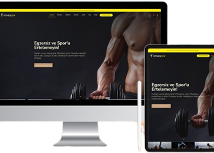 Fitness & Spor Salonu Sitesi